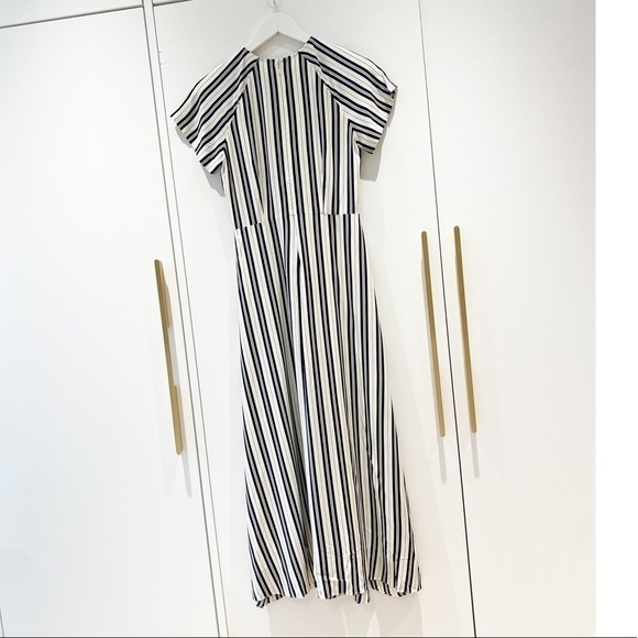𝅺BNWT Club Monaco Striped Midi dress - Picture 8 of 10
